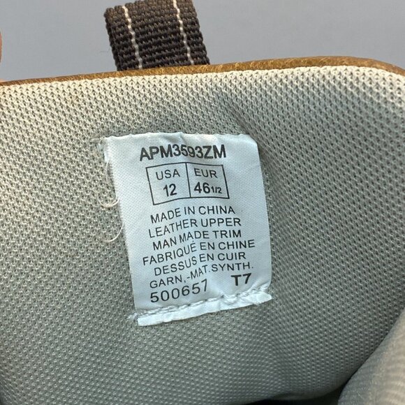 Rockport Mens Size 12 Boots Brown Leather Waterproof Hydro Shield Ankle EU 46.5 - Picture 7 of 12